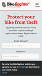 Mobile Screenshot of bikeregister.com